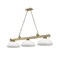Z-Lite Cordon 3 Light Billiard, Rubbed Brass & Matte Opal 2306-3RB-DMO14 - alternate 6